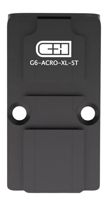 C&H Precision G6-ACRO-XL-ST Optic Adapter Plate - Glock Gen 6 Optic Ready - Aimpoint ACRO Footprint - Steel