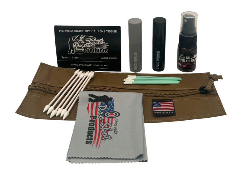 Pro-Shot Ruck-LCK Lens Cleaning Kit in Tactical Pouch