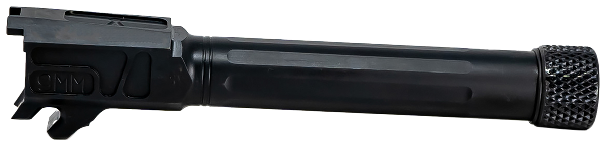 Faxon Firearms Match Series 9mm Luger 3.7" Fluted Threaded Barrel - Black Nitride - Sig P365 XL