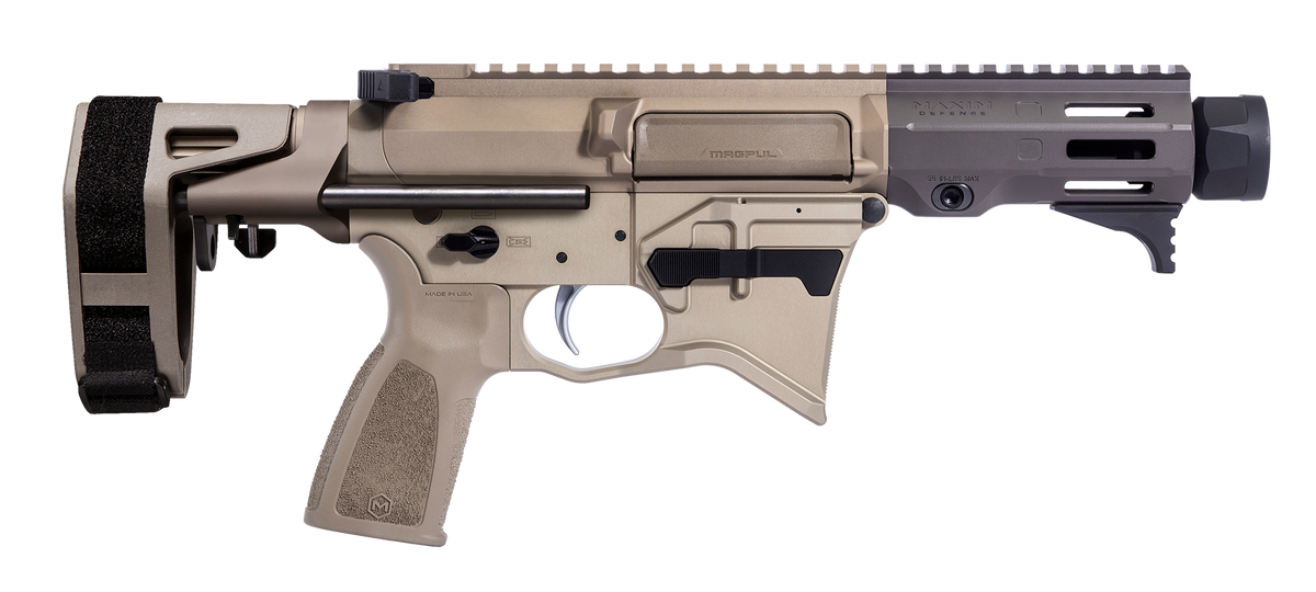 Maxim Defense MD9 K SCW 9mm Luger 4.50" Semi-Auto Pistol - Arid Brown