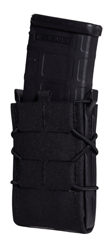 High Speed Gear 24TA00BK Gen 2 Rifle TACO Single Mag Pouch Black Nylon Laminate MOLLE