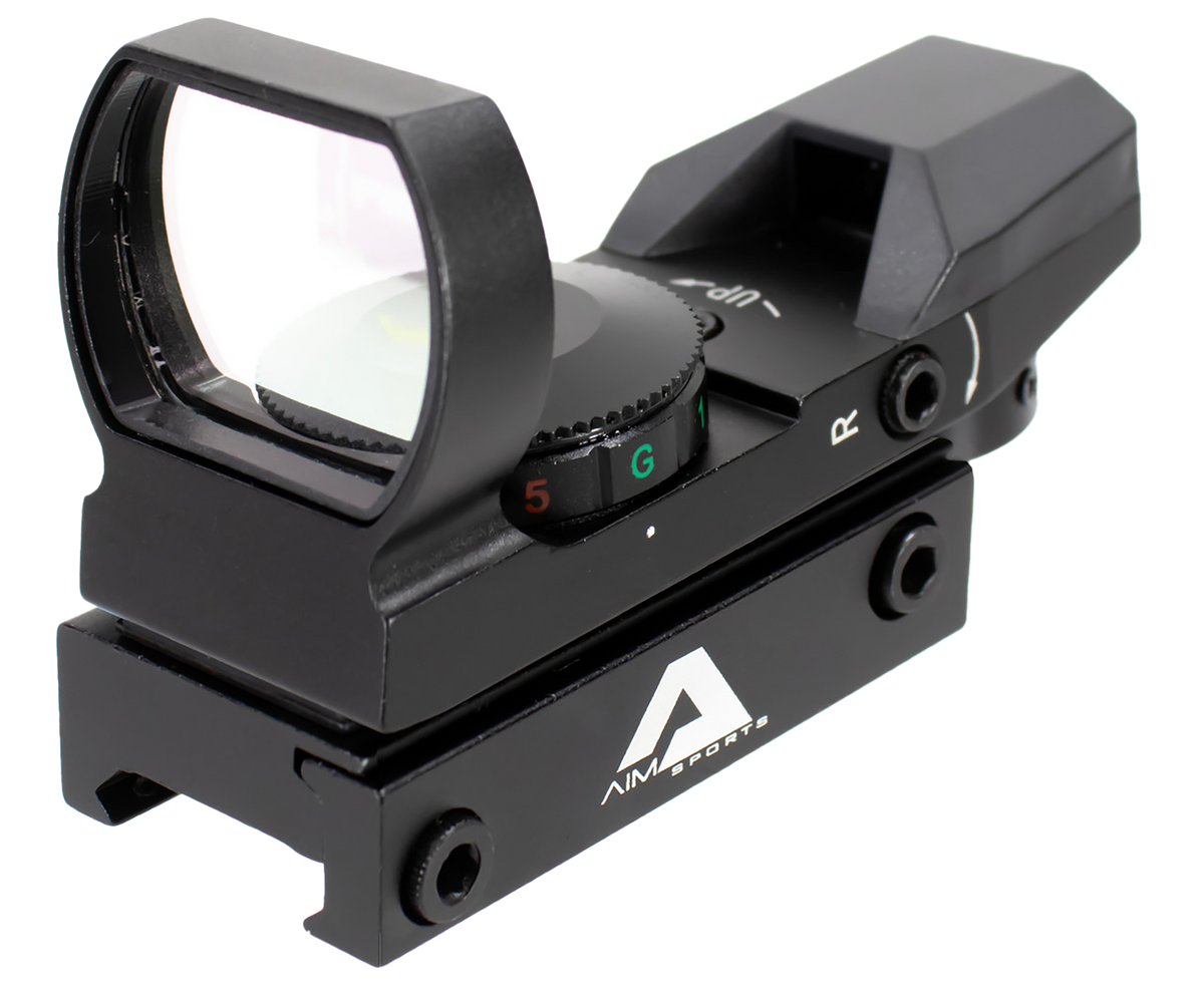 Aim Sports RT4S01 Reflex Sight Special Ops Edition 1x 24mm x 34mm 3 MOA Red/Green Multi Reticle Matte Black