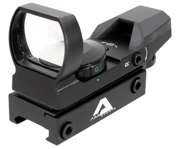 Aim Sports RT4S01 Reflex Sight Special Ops Edition 1x 24mm x 34mm 3 MOA Red/Green Multi Reticle Matte Black