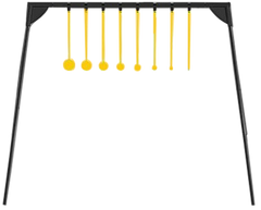 Caldwell Rimfire KYL Challenge Target AR500 Steel 8 Targets Black/Yellow