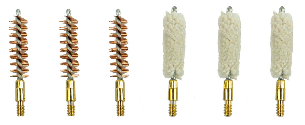 Kleen-Bore 9-SET Handgun Brush & Mop Set .38/.357/9mm #8-32 Thread