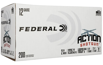 Federal Action Shotgun 12 Gauge 2.75" 1 1/8 oz #7.5 Shotshells - 200 Rd