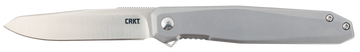 Columbia River Facet 3.37" Folding Sheepsfoot Plain Satin D2 Stainless Steel Knife