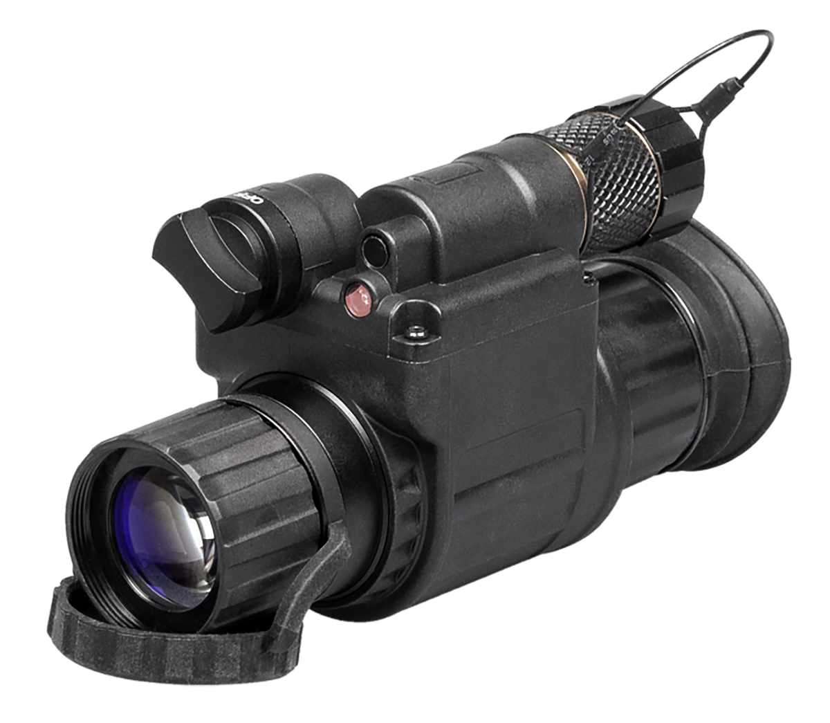 AGM Global Vision Wolf-14 NL1 Gen 2+ P43 1x 25mm Night Vision Monocular - Black