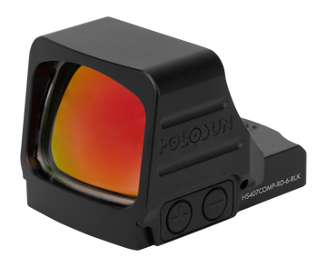 Holosun HS407COMP-GD 1x 6 MOA Gold Dot Reflex Sight - Black Anodized