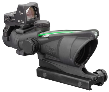 Trijicon 100552 ACOG 4x32mm Dual Illuminated Green Crosshair .223/5.56 BDC Riflescope with RMR Type 2 3.25 MOA - Matte Black