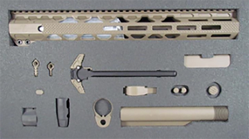 Timber Creek Outdoors Greyman Complete Build Kit AR-15 - Desert