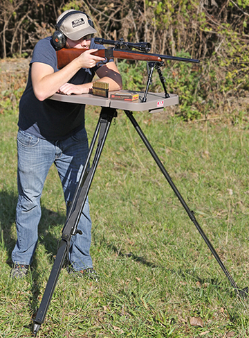 MTM Case-Gard HLST Hi-Low Shooting Table Black / FDE 18"-55" High