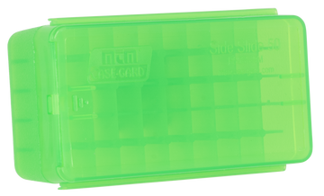 MTM Case-Gard P50SS9M16 Side-Slide Ammo Box 50rd Clear Green