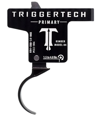 TriggerTech Primary Kimber M84 1.5-4 lb Single-Stage Curved Trigger - Black PVD