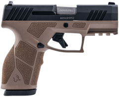 Taurus GX2 9mm Luger 3.37" 13+1 Striker-Fire Pistol - Matte Black/Brown