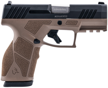 Taurus GX2 9mm Luger 3.37" 13+1 Striker-Fire Pistol - Matte Black/Brown