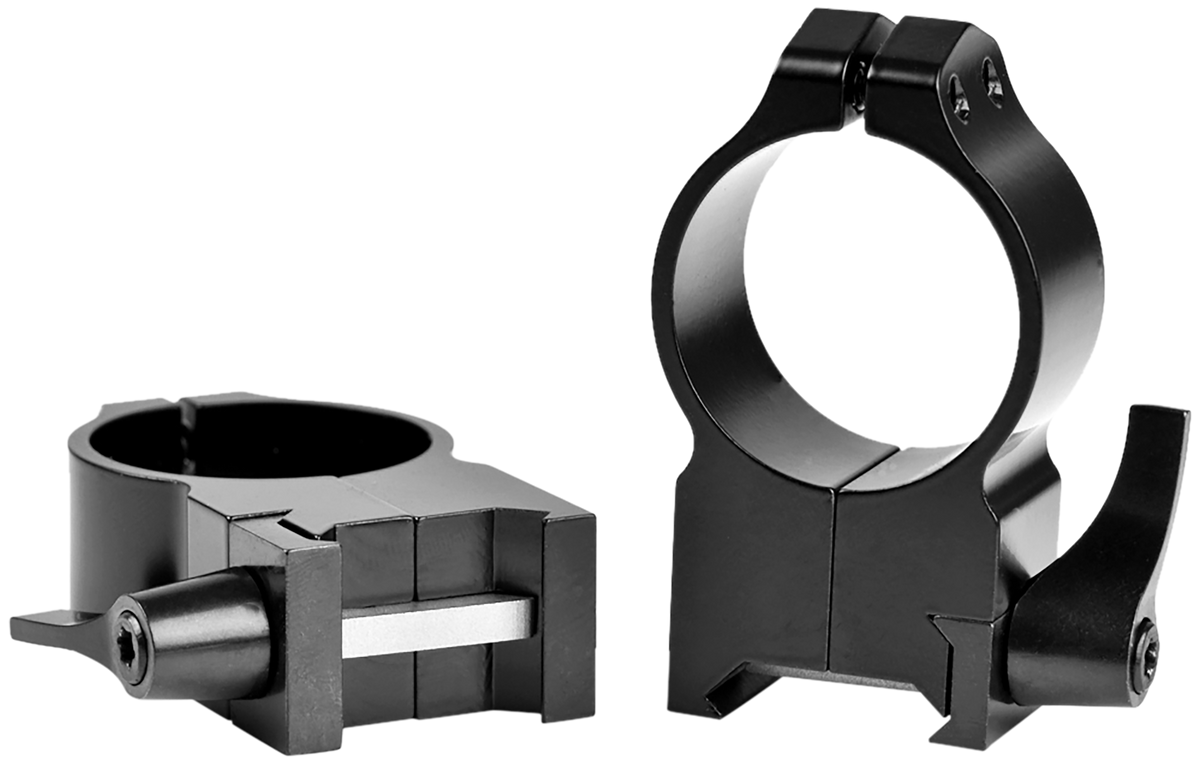 Warne 216LM Maxima 30mm Extra High Quick Detach Scope Rings - Matte Black