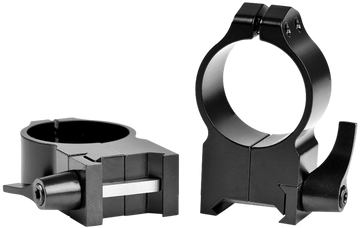 Warne 216LM Maxima 30mm Extra High Quick Detach Scope Rings - Matte Black