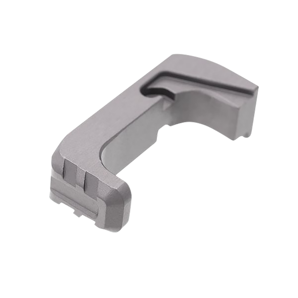 Tyrant CNC Extended Magazine Release for Glock Gen4-5 - Gray Aluminum