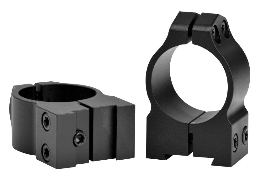 Warne 1B1M Maxima 1" Medium Vertical Split Dovetail Scope Rings for CZ 527 - Matte Black