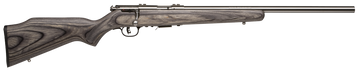 Savage Arms 93R17 BVSS 17 HMR 5+1 21" Bolt Action Rifle - Satin Stainless Heavy Barrel, Gray Laminate Stock, Right Hand