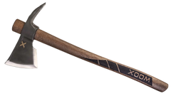 WOOX Solo 8.5" Convex Carbon Steel Blade Brown/Black Appalachian Hickory Handle 19" OAL Camping Axe