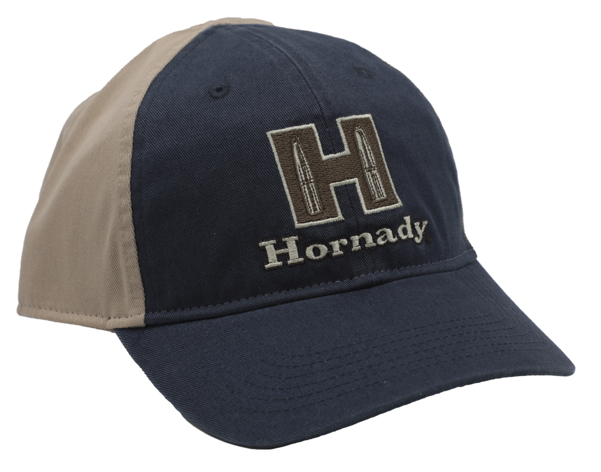 Hornady H Patch Blue/Khaki Semi-Structured Snapback Hat