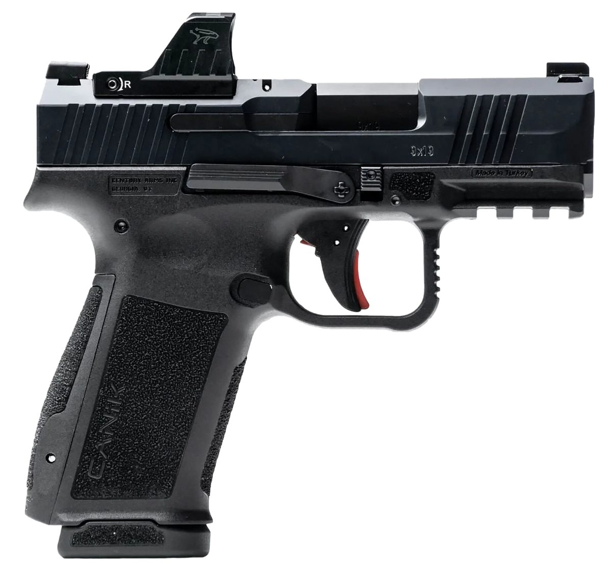 Canik Mete MC9L 9mm Luger 3.18" 17+1 Semi-Auto Pistol w/MeCanik MO1 Optic