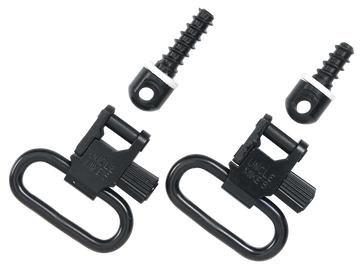 Uncle Mikes 13113 Super Swivel QD 115 RGS Tri-Lock Blued 1.25" Loop - Rifles w/Wood Forend