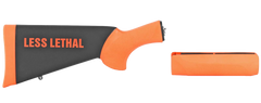 Hogue OverMolded Less Lethal Stock & Forend Combo Kit 12 Gauge Remington 870 Black/Orange