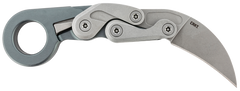 Columbia River 4045 Provoke Compact 2.26" Folding Hawkbill Plain D2 Stonewash Aluminum
