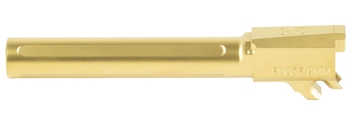 True Precision TPP365FBXG Sig P365 Fuse 9mm Luger 4.30" Gold TiN 416R Stainless Threaded Drop-In Barrel