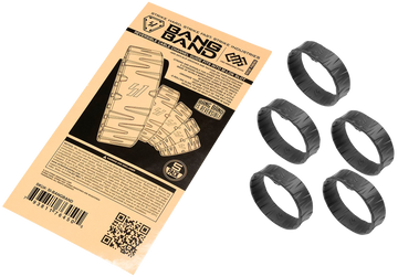 Strike Industries BANGBAND Tactical Rubber Band Black - 5 Pack