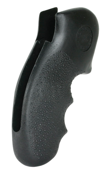 Hogue 19100 Monogrip Finger Grooves Black Nylon - Fits S&W K/L Frame Round Butt
