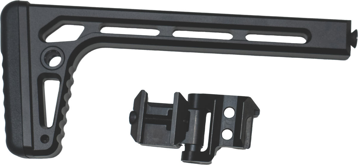 Tandem Kross Rim/Edge Folding Buttstock - Black