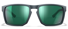 Wiley X Founder CAPTIVATE Green Mirror Lens Matte Graphite Frame Safety Glasses