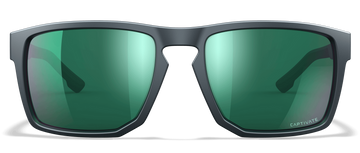 Wiley X Founder CAPTIVATE Green Mirror Lens Matte Graphite Frame Safety Glasses