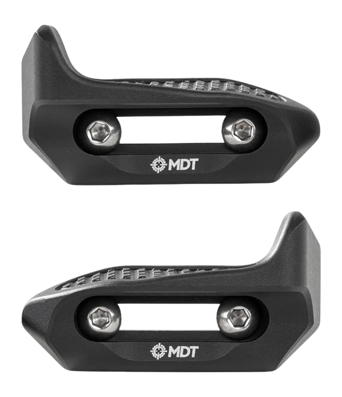 MDT Sporting Goods Rifle Control Points Black Aluminum M-LOK Thumb Shelf - Pair