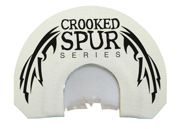 Foxpro Crooked Spur V-Cut Slash Diaphragm Turkey Mouth Call - Triple Reed - White