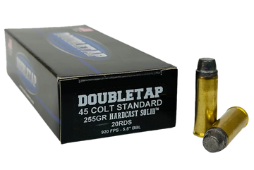 DoubleTap Ammunition 45 Colt 225gr Hardcast Solid SWC 20-Rd - Box or Case