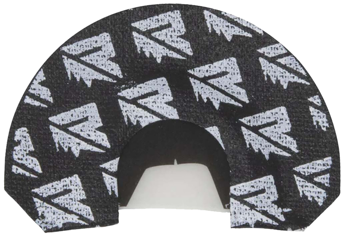 Riven Black Ice Elk Diaphragm Mouth Call - Black/White