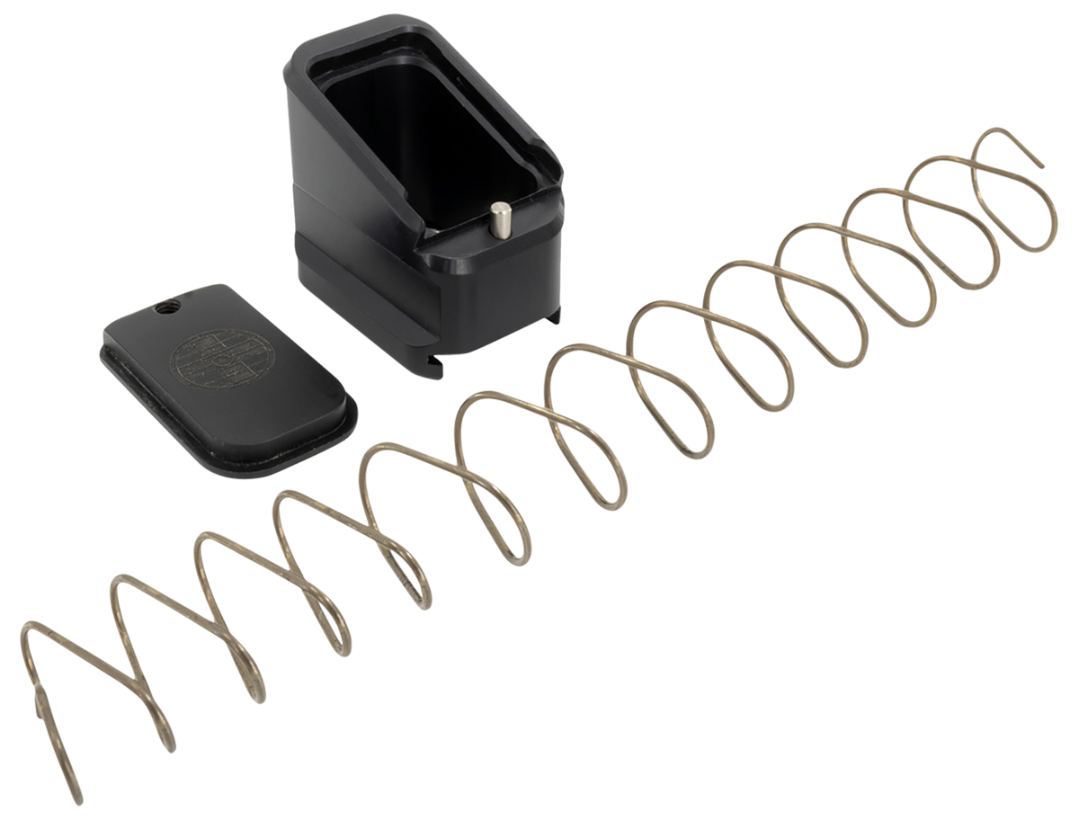 Shield Arms CZ P10-C/P07 +5 Magazine Extension 5rd 9mm / 4rd 40 S&W - Black Anodized Aluminum