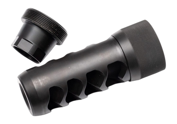 Area 419 Sidewinder Magnum Self-Timing Muzzle Brake .338 5/8x24 Black Nitride