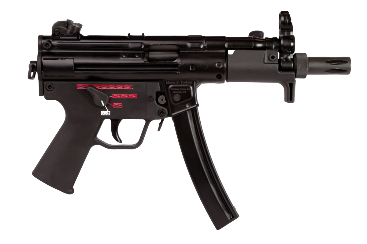 Century Arms AP5 Navy 9mm Luger 30+1 5.8" Semi-Auto Pistol
