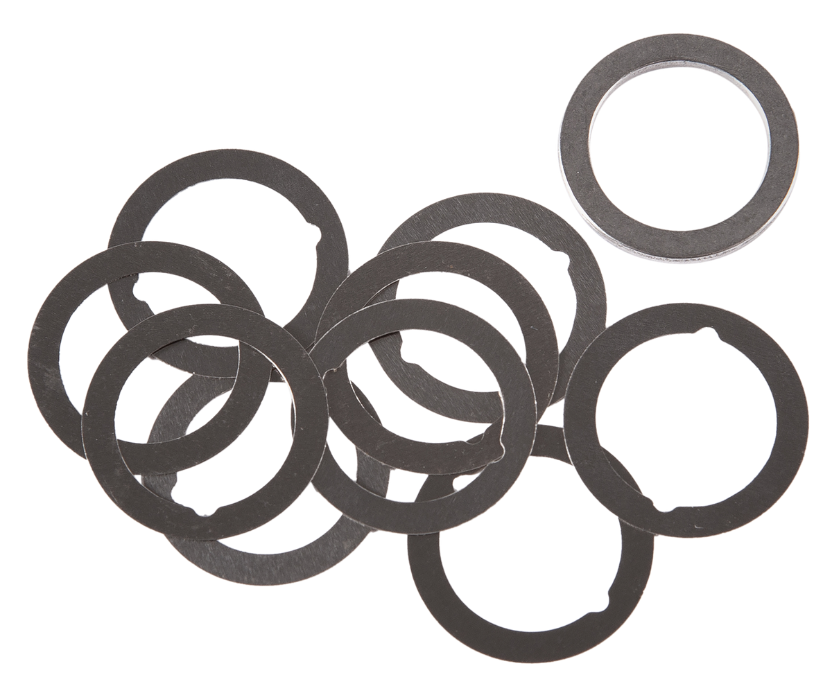 Dead Air DA001 Shim Kit 1/2x28 - 3 Thicknesses (.004", .006", .060")