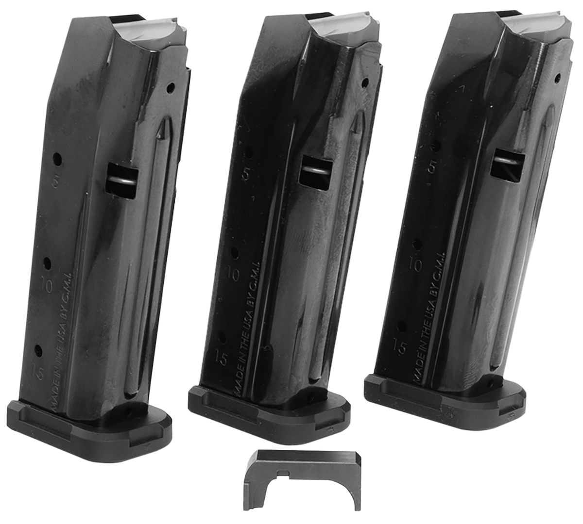 Shield Arms S15 Gen 3 Glock 43X/48 9mm 15rd Steel Magazine Combo - Black 3-Pack