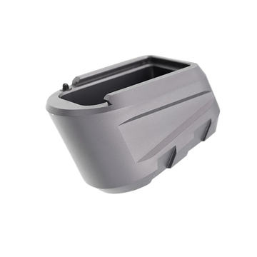Tyrant CNC +3 Magazine Extension for Sig Sauer P365 X-Macro 9mm - Gray Aluminum