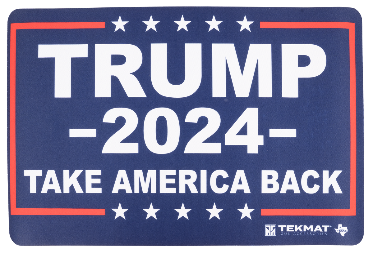 TekMat Trump 2024 Take Back America 11" x 17" Rubber Handgun Cleaning Mat