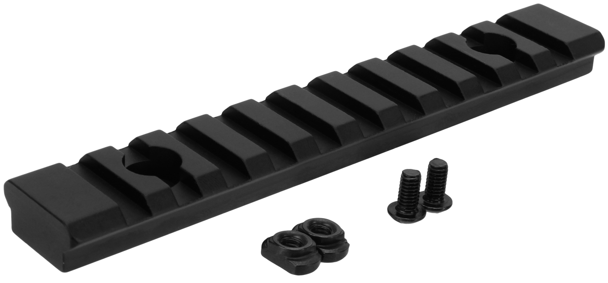 TacFire MAR105L M-LOK Picatinny Section Rail 5" 11-Slot Black Anodized