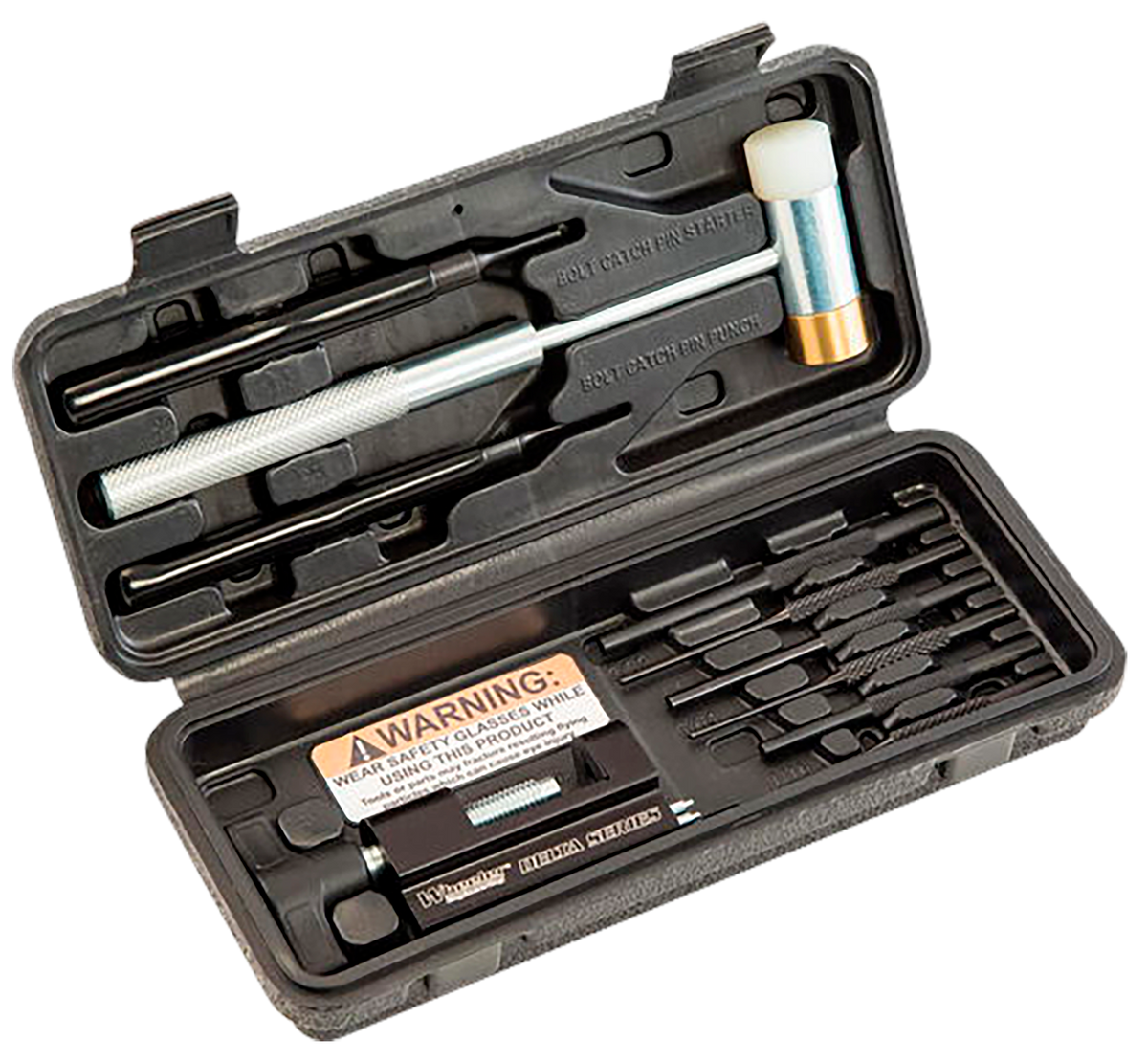Wheeler Delta Series AR-15 Hammer & Roll Pin Punch Set - Black Steel